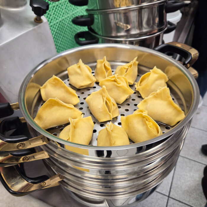 Hier werden Maultaschen gekocht